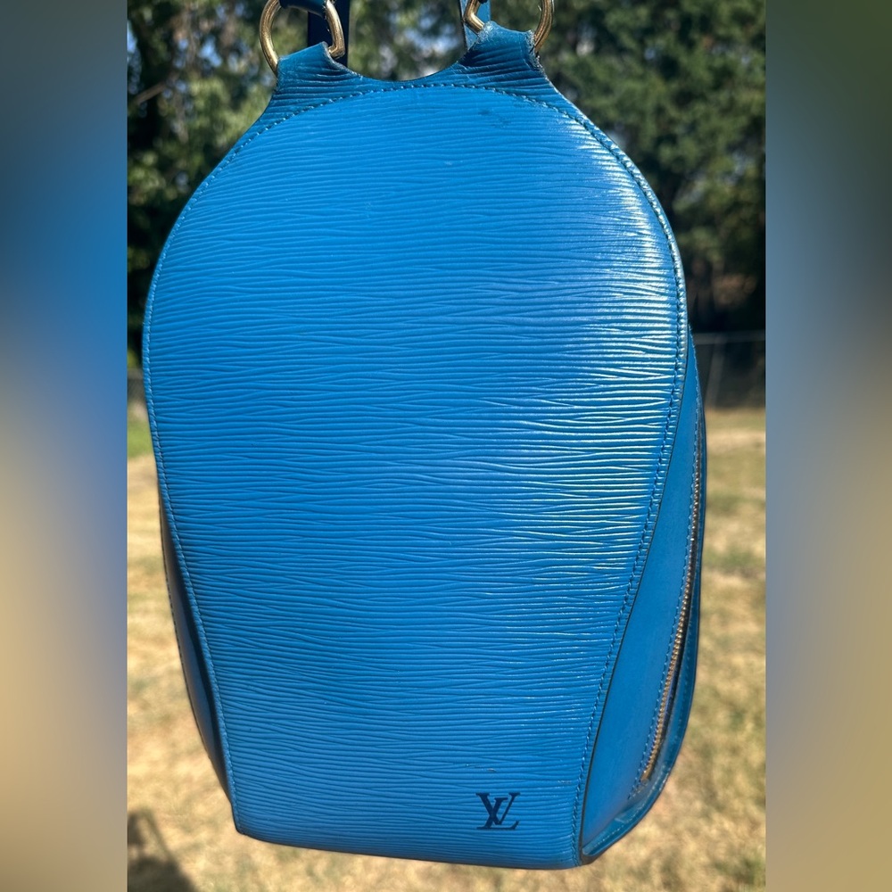 Louis Vuitton Blue Backpack